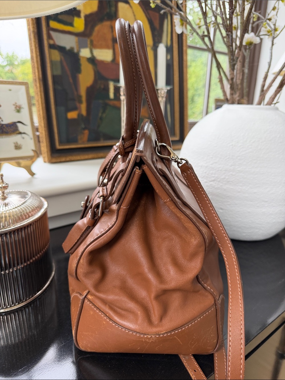Ralph Lauren Soft Ricky Calfskin Hobo Bag - Picture 5 of 17